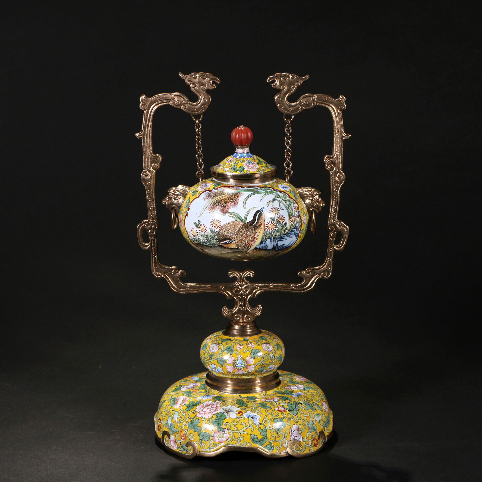 Bronze Enamel Jar ,China (1 of 7)