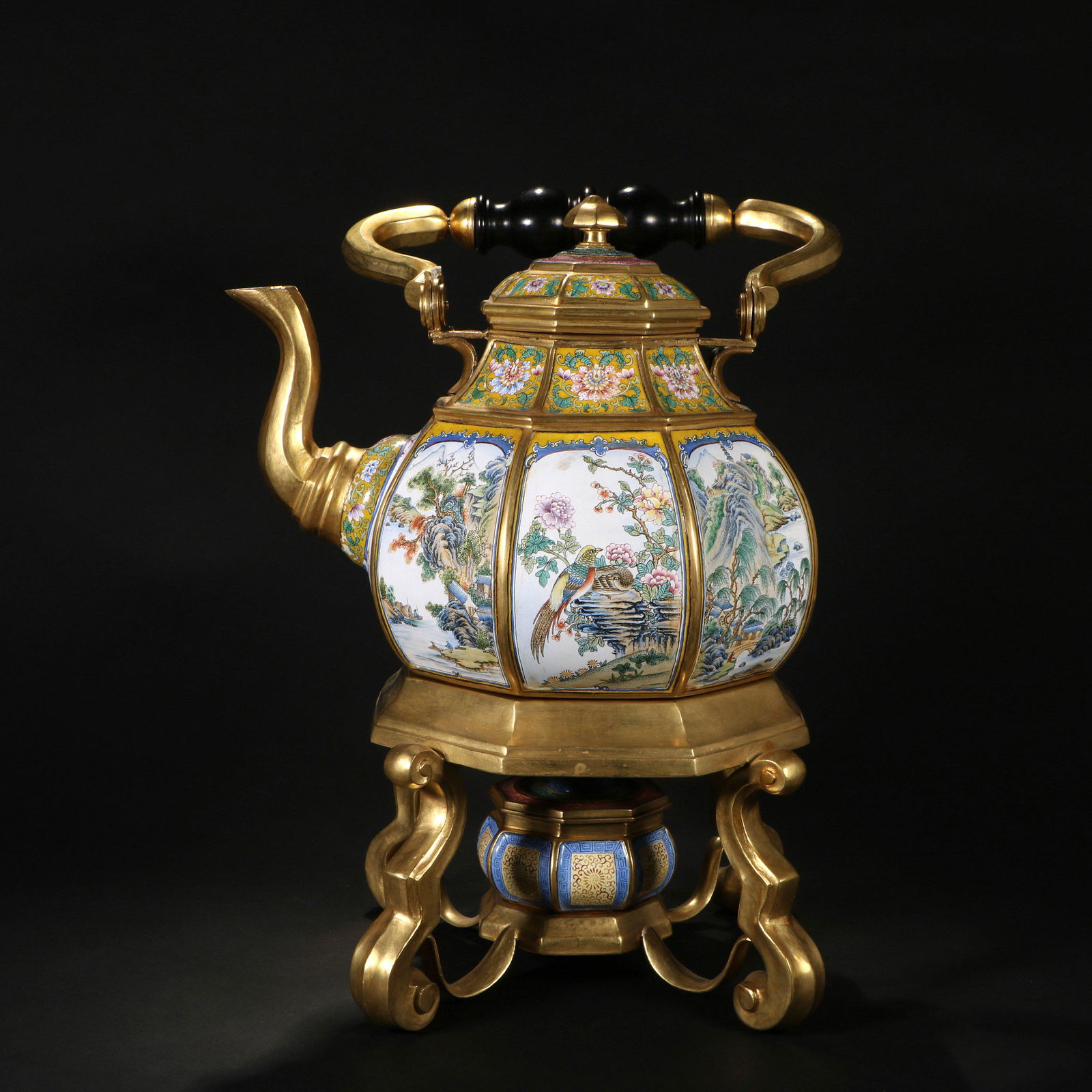 Bronze Enamel Pot ,China (1 of 9)