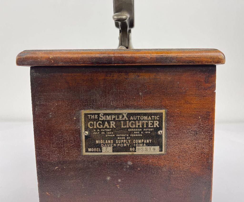 Antique Simplex Automatic Cigar Lighter - 2