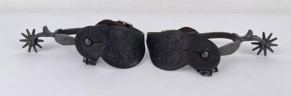 Pair of Buermann Cowboy Spurs: Either Buermann or North and Judd.
