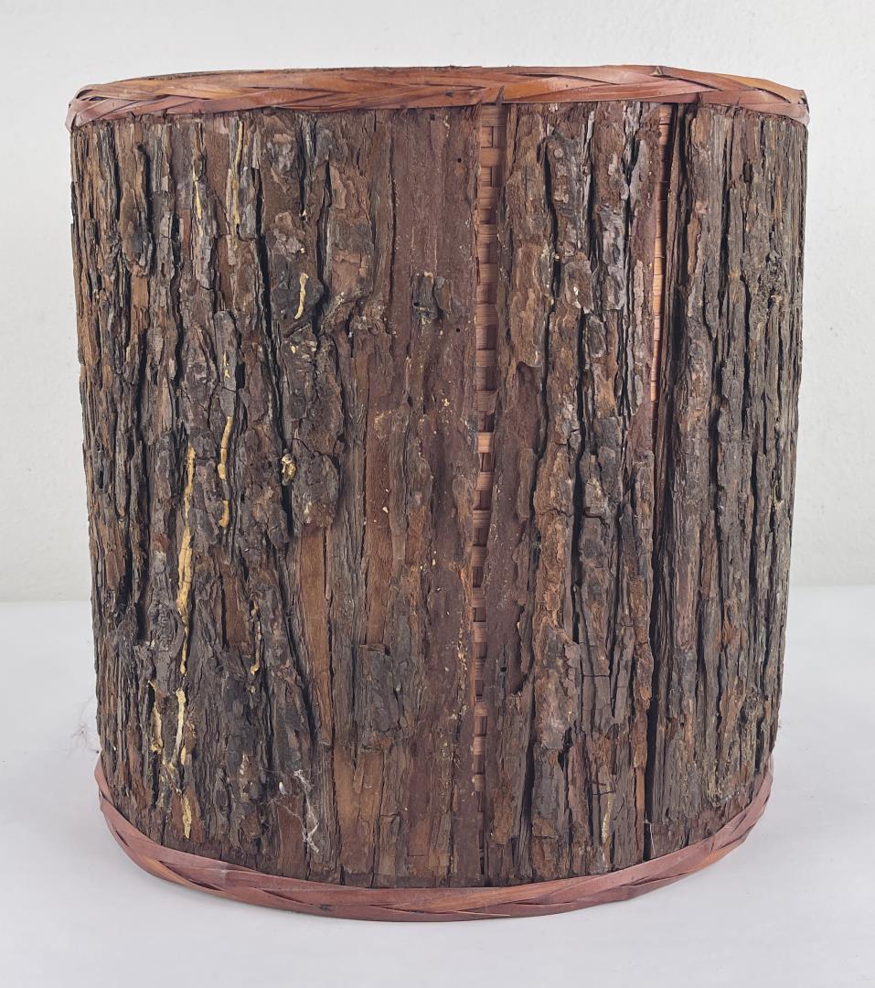 Native American Bark Covered Basket (1 of 6)