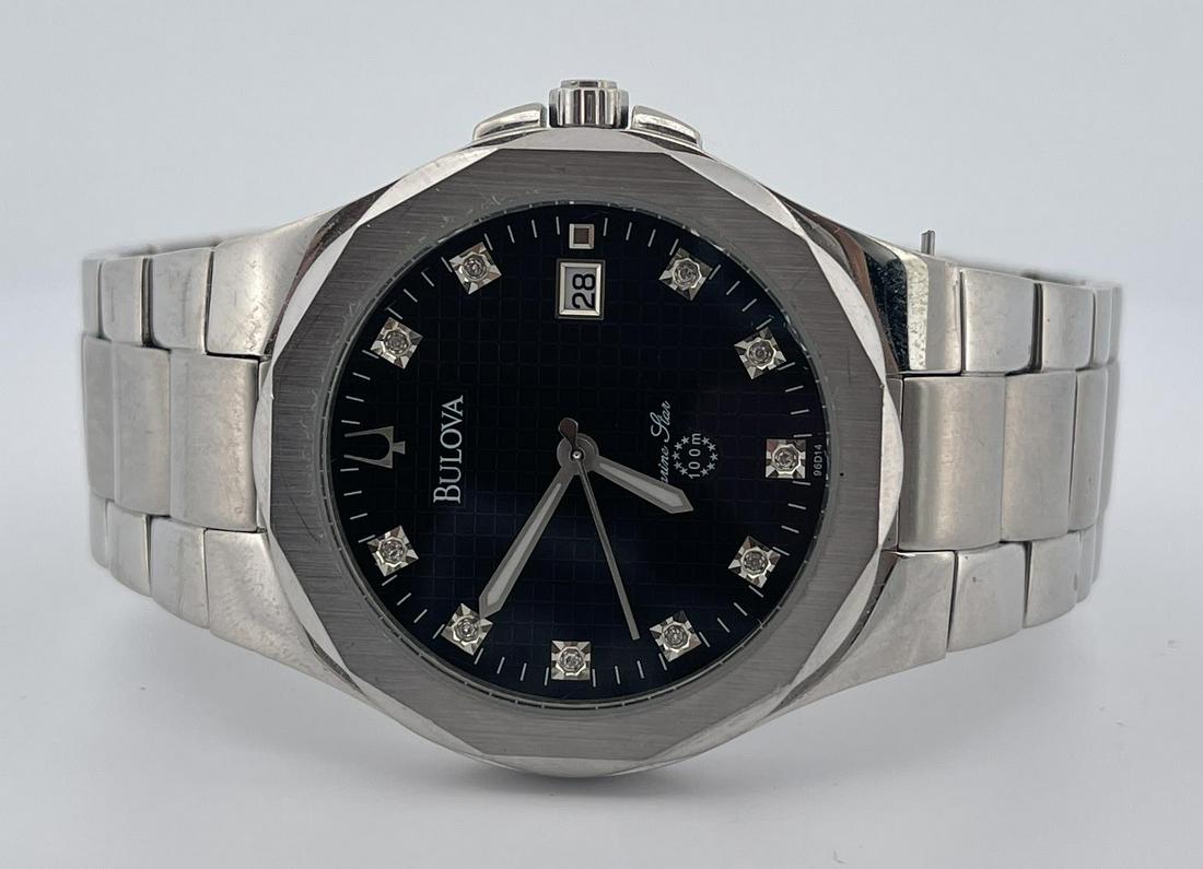 Bulova marine star clearance 100m