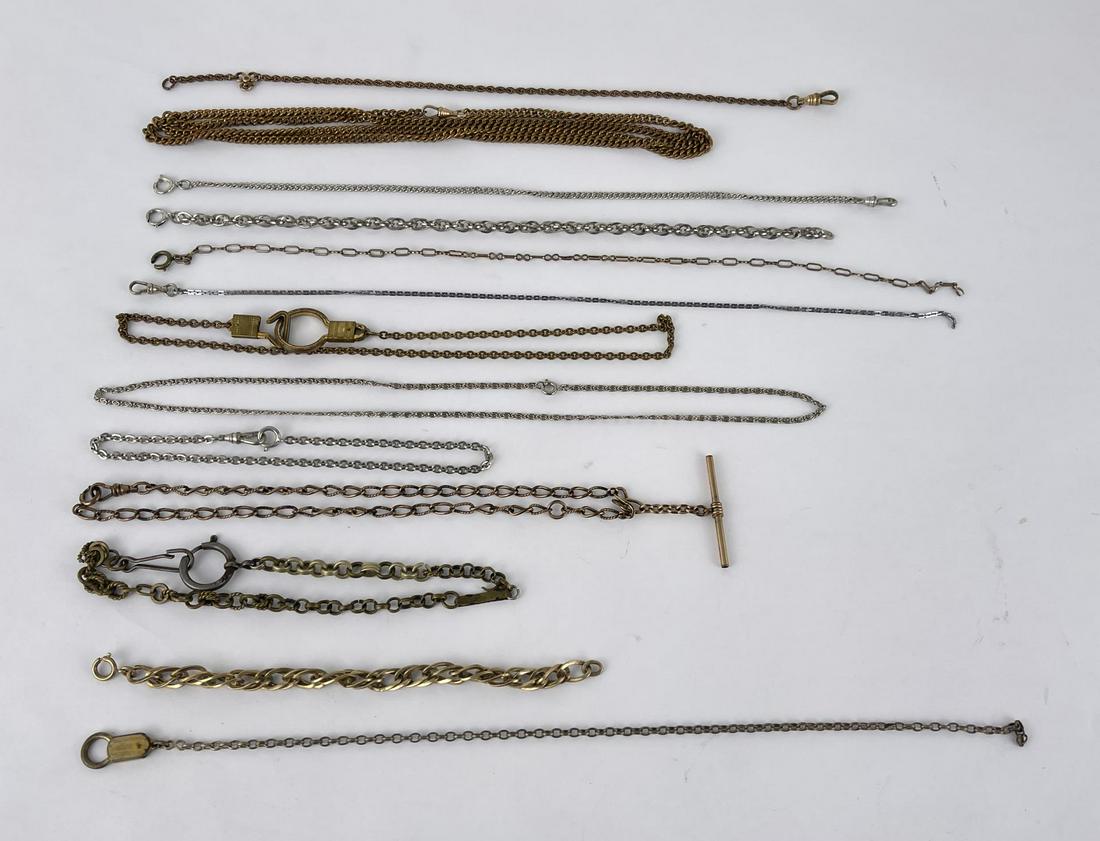 Group of Antique Pocket Watch Chains (1 of 4)