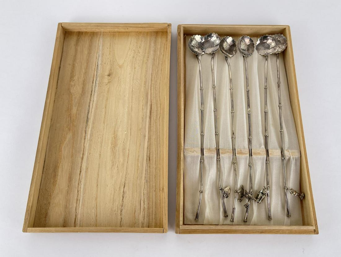 Japanese Sterling Silver Ice Tea Spoon (1 of 6)