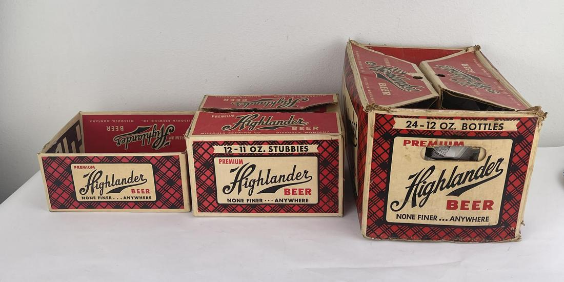 Highlander Beer Missoula Montana Bottle Boxes (1 of 5)