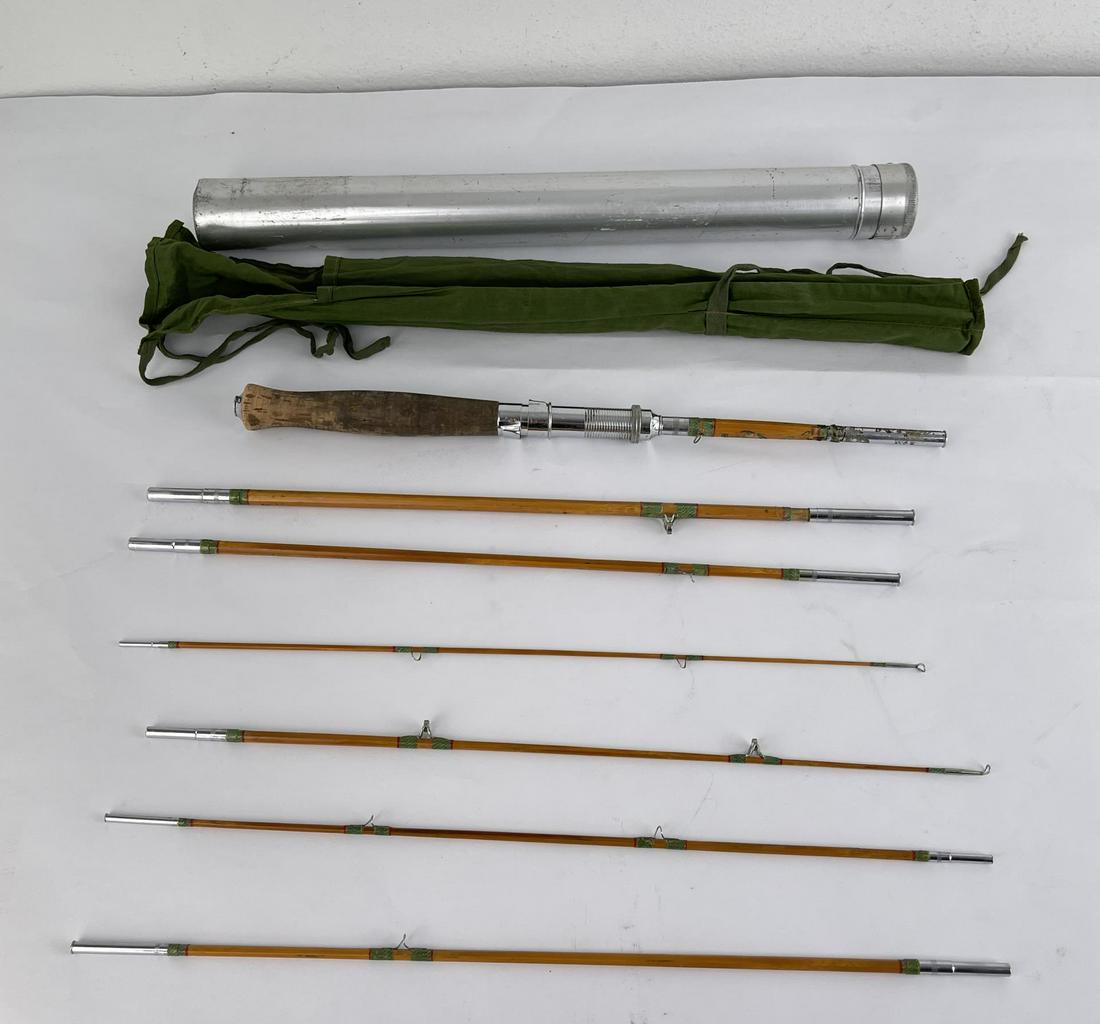 Antique Pack Travel Bamboo Fly Fishing Rod (1 of 8)