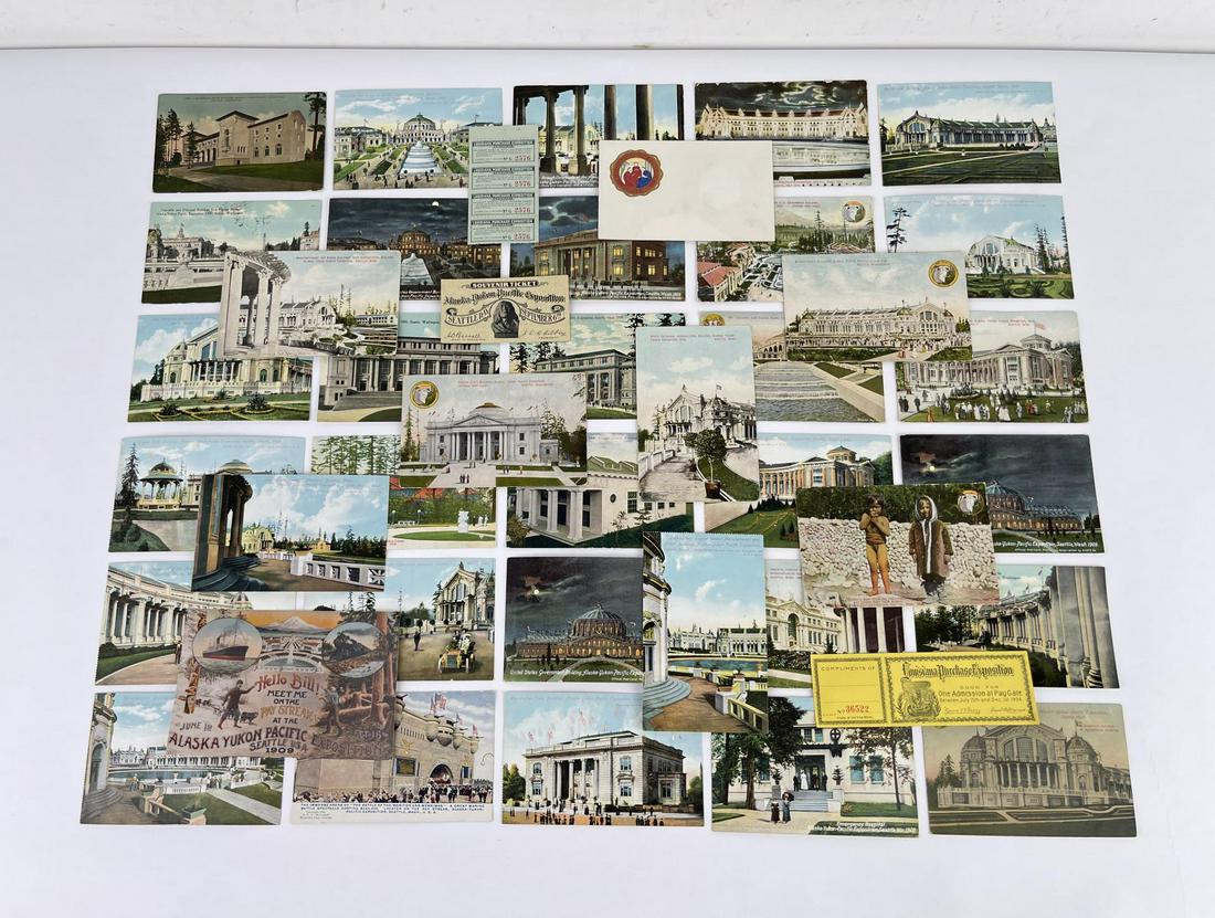 1909 Alaska Yukon Pacific Exposition Postcards (1 of 16)