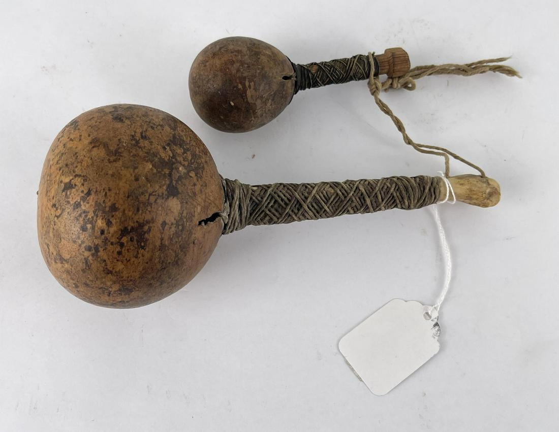 Antique Hopi Indian Gourd Rattles (1 of 10)
