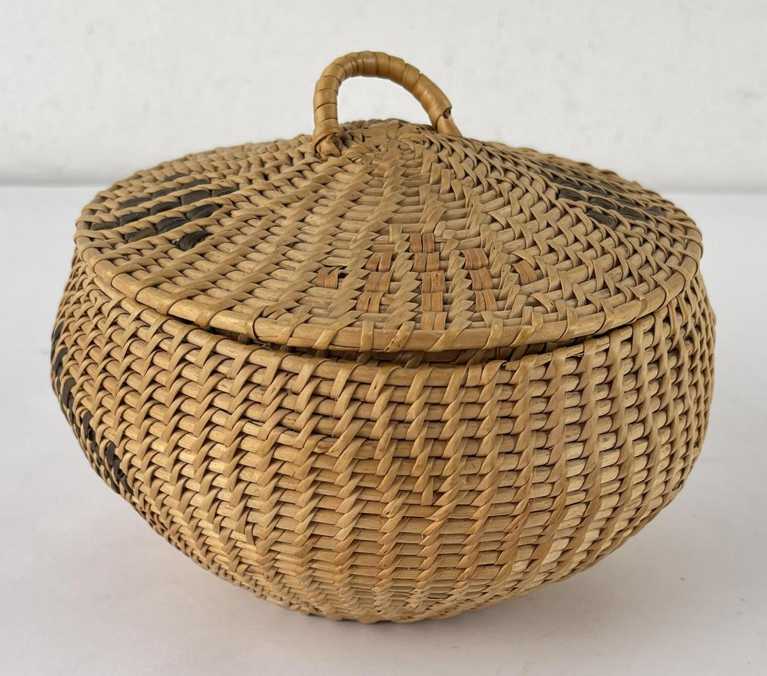 Lidded Washoe Indian Basket (1 of 9)
