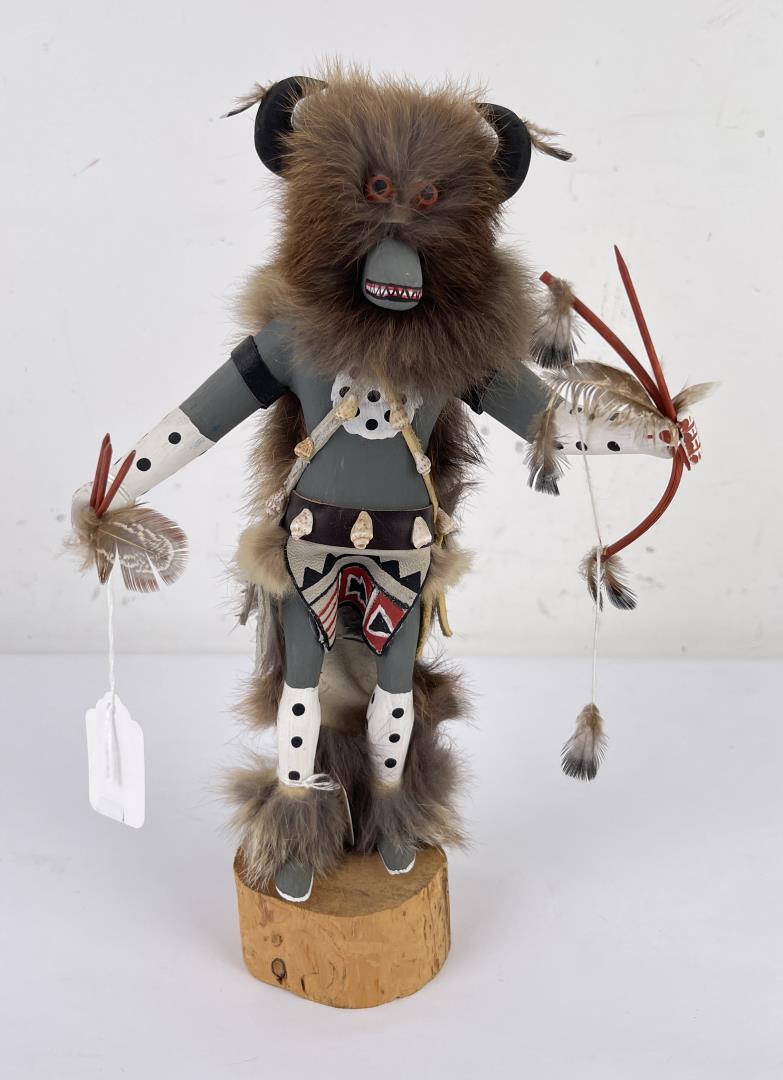 Grey Buffalo Hopi Indian Kachina Doll (1 of 9)