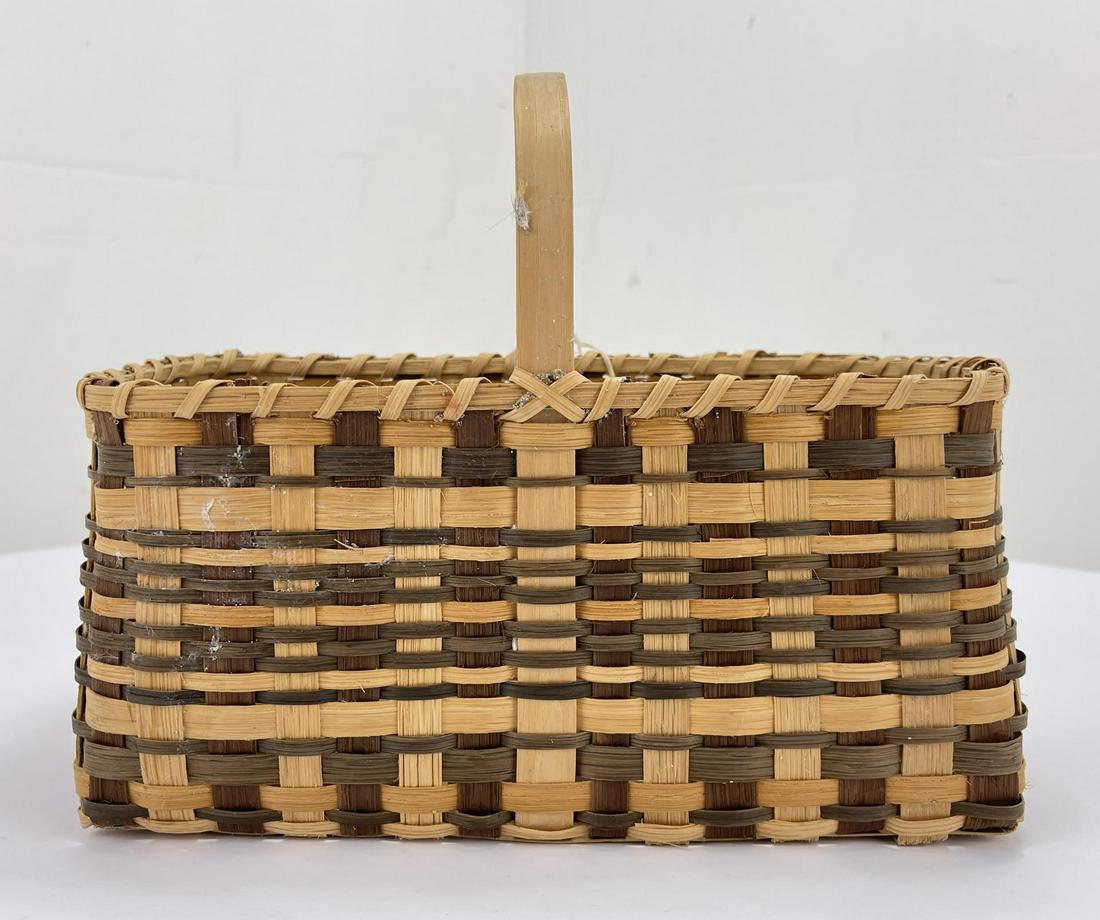 Cherokee Qualla Indian Made Gathering Basket (1 of 8)