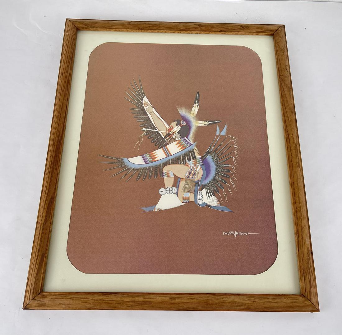 Doc Nevaquaya Gouache Indian Painting (1 of 9)