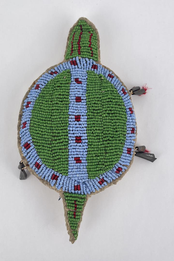 Antique Plains Indian Beaded Umbilical Fetish (1 of 7)