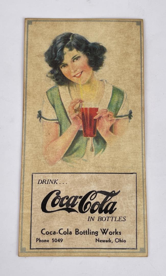 1930s Coca Cola Coke Distributor Ink Blotter (1 of 3)