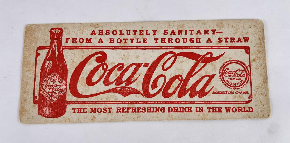 1910 Coca Cola Coke Ink Blotter (1 of 3)