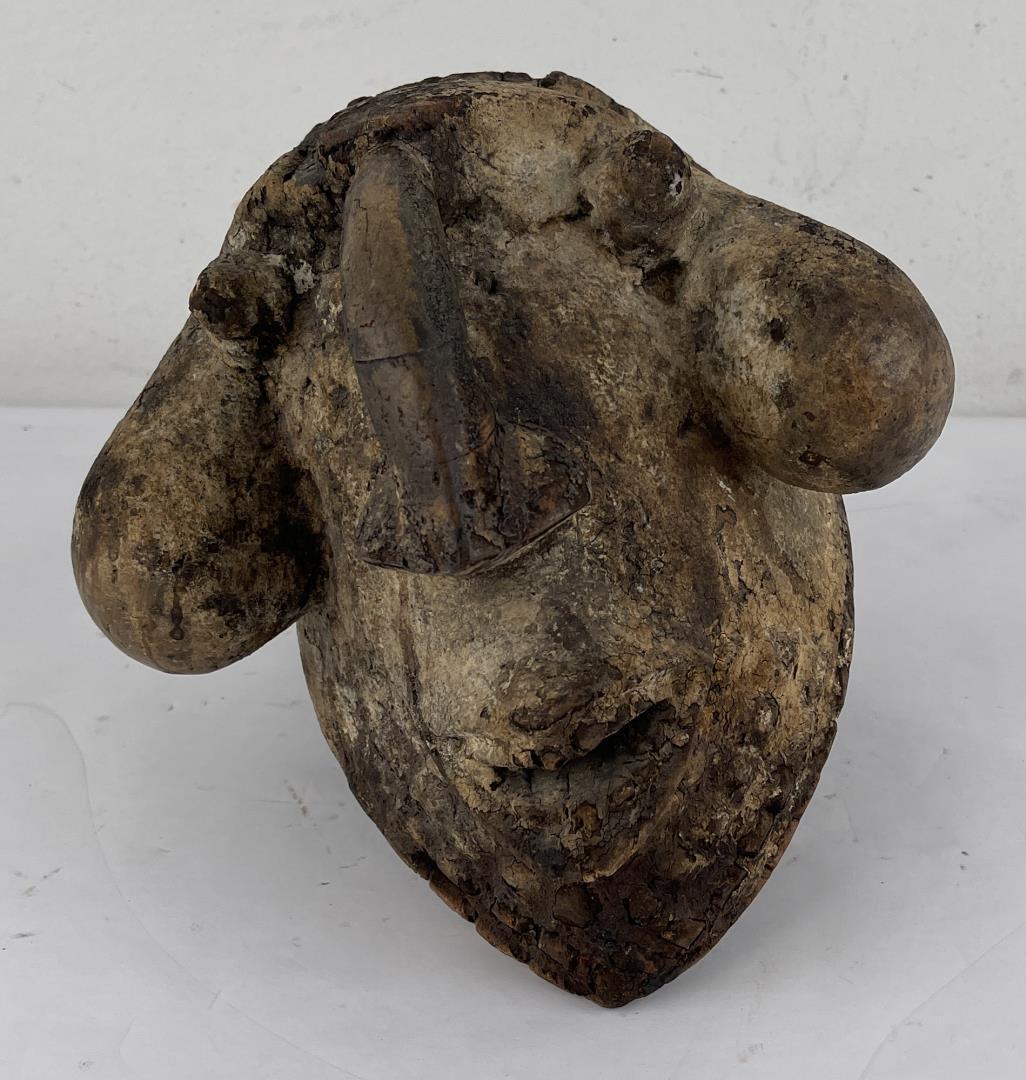 Antique African Dance Mask: Nice old mask. Appears to have age and wear. Unsure as to tribe.
