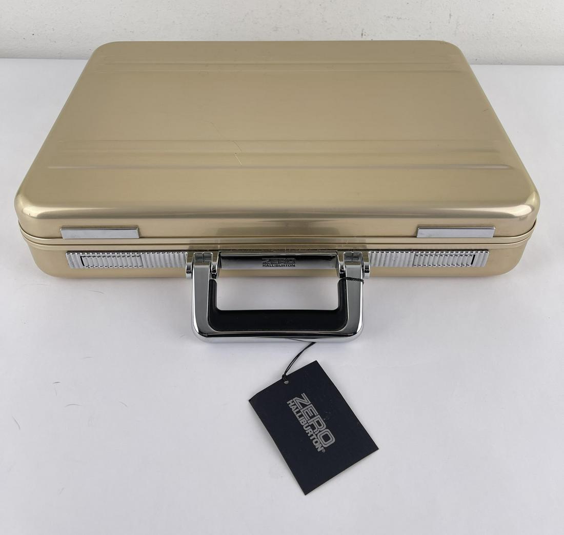 Zero Halliburton Gold Briefcase New w/ Tag (1 of 7)