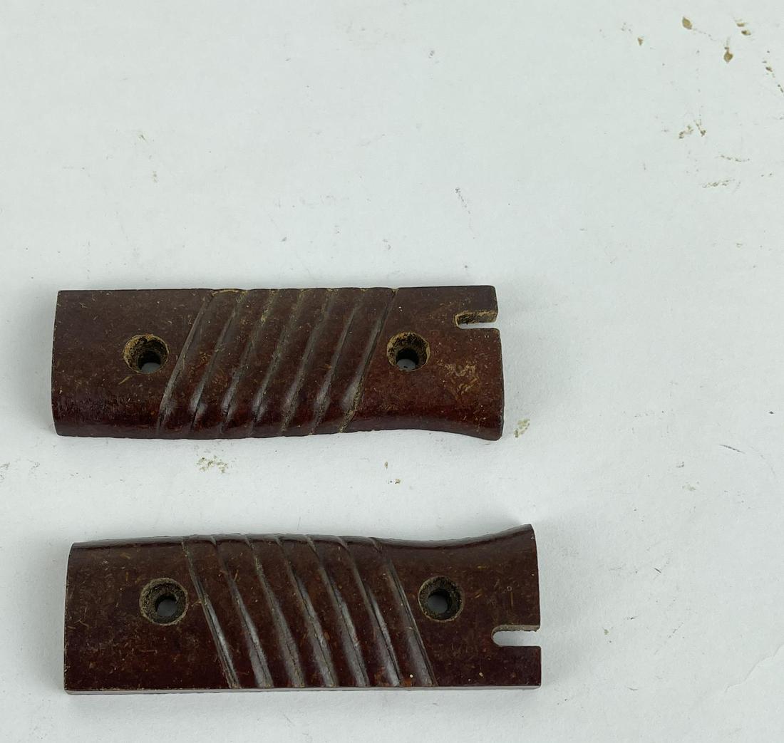 WW2 German K98 Bakelite Bayonet Grips: Nice pair of grips