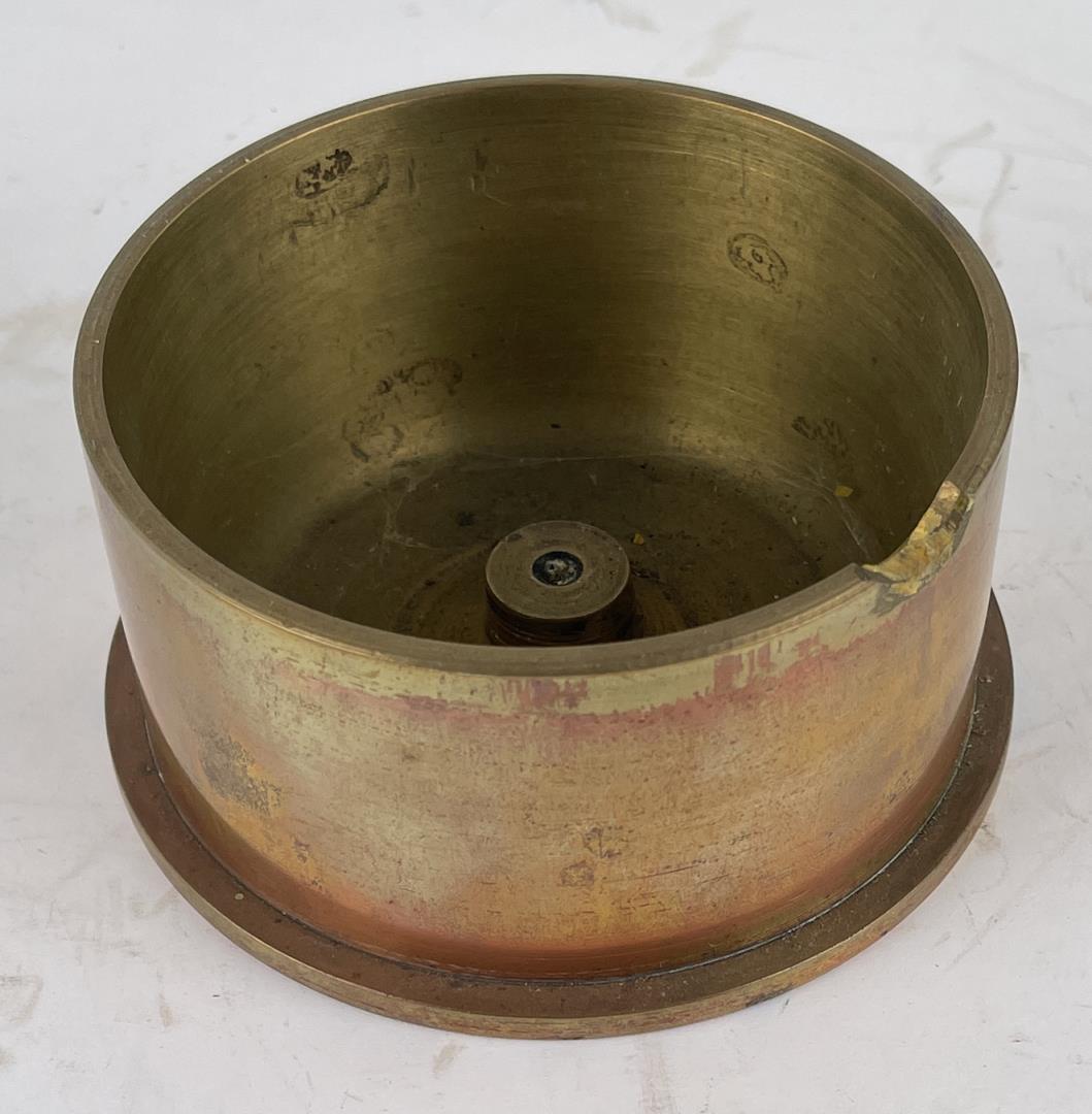 WW2 Trench Art Ashtray from Japanese 105mm Case: Nice example.
