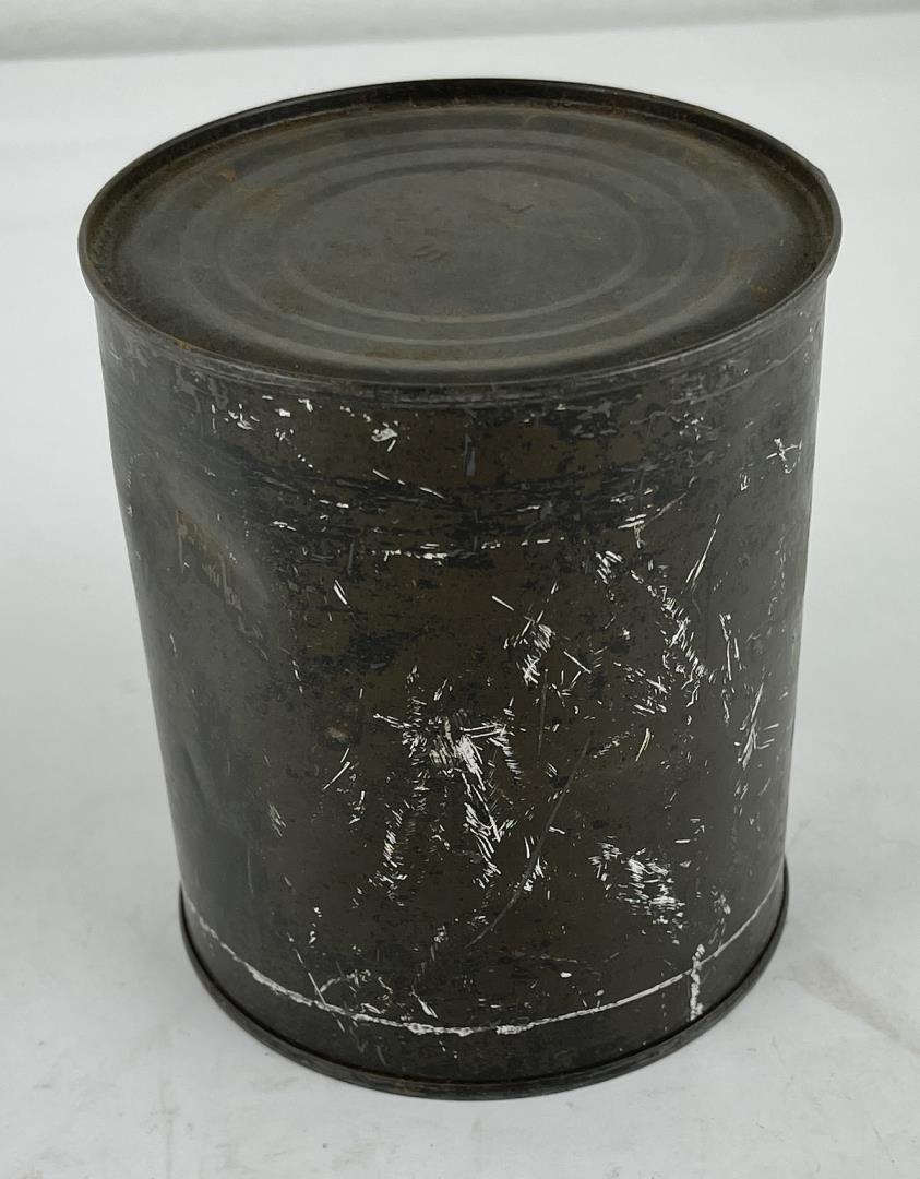 1 Quart Can of WW2 Survival Bread Ration: Sealed. Scarce.