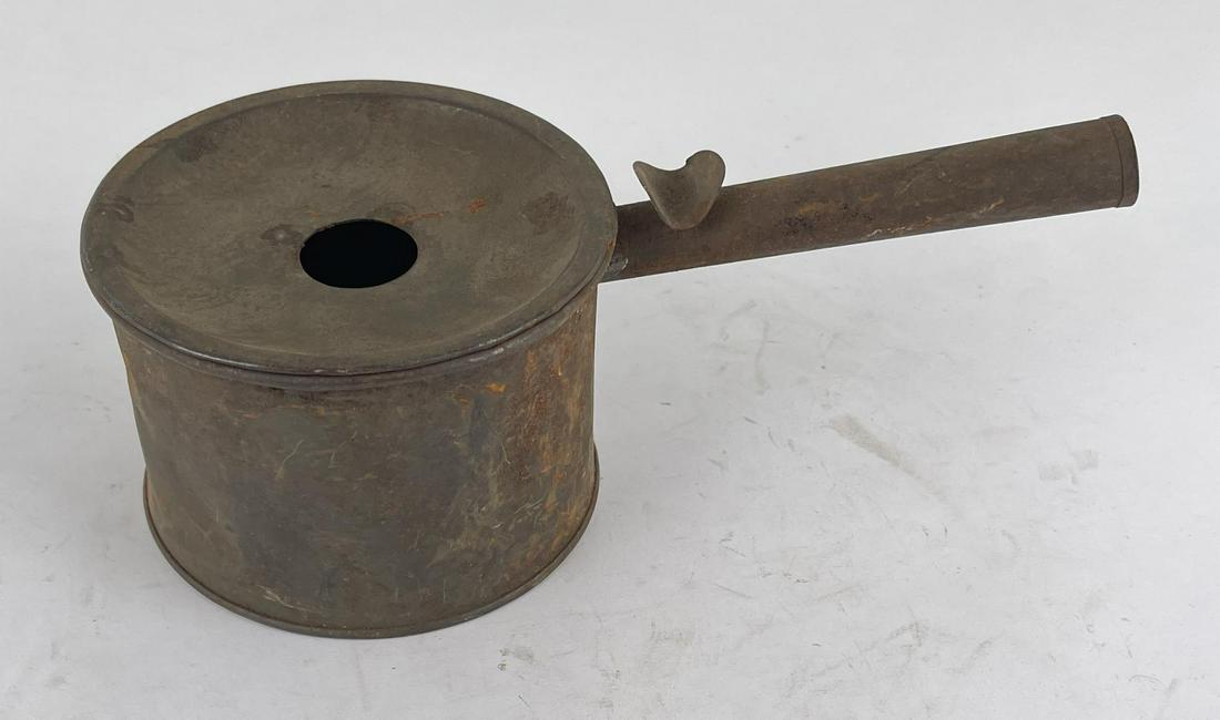 Indian Wars Barracks Cigar Ashtray: May also be a spittoon.