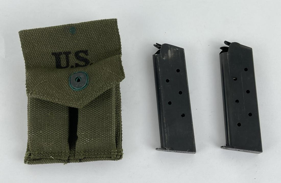 Pair of Vietnam War Colt 1911 Pistol Magazines: Nice grouping.