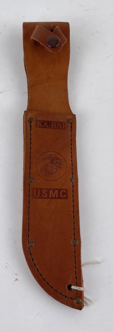 USMC Ka-Bar Knife Sheath: Sheath only.