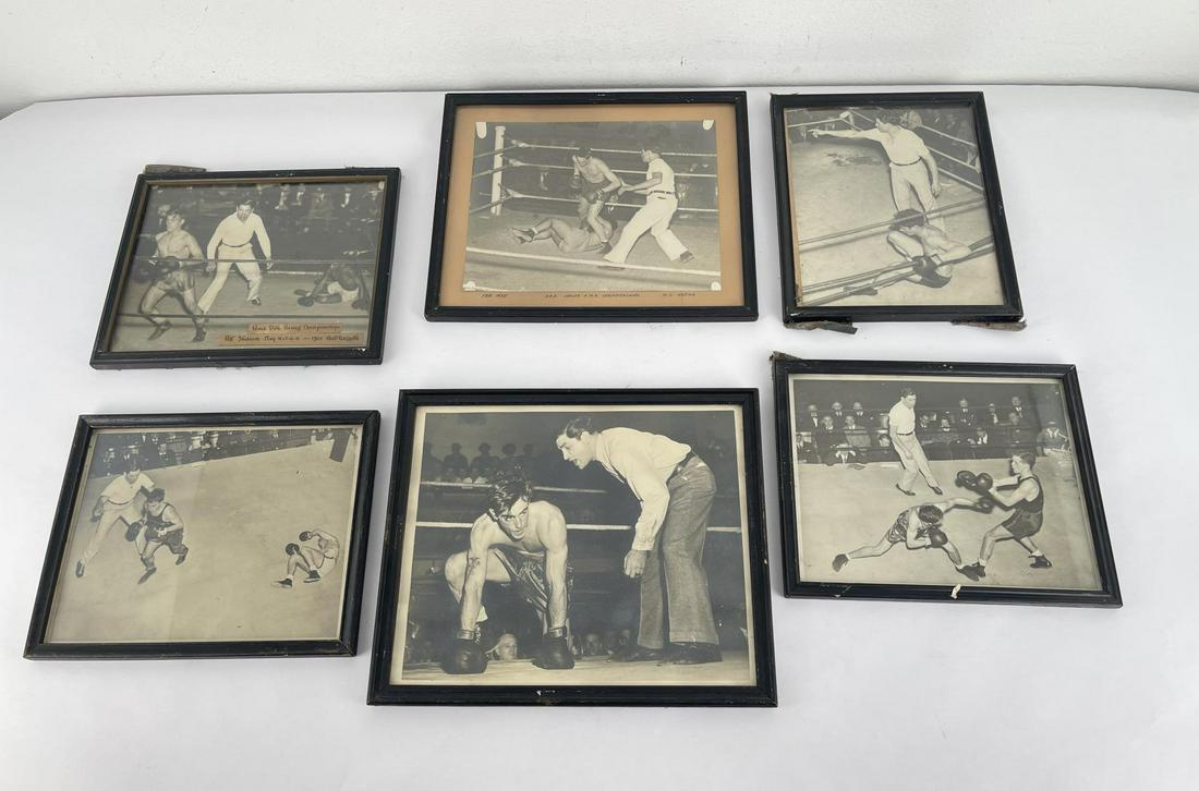 Freddie Mastrean Boxing Photos: Nice grouping of old boxing images. Boxer is Freddie Mastrean.
