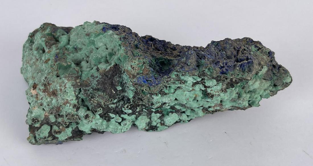 Azurite and Malachite Utah: Very nice mineral specimen. Very nice mineral specimen. 288 grams, 5 1/2" long.