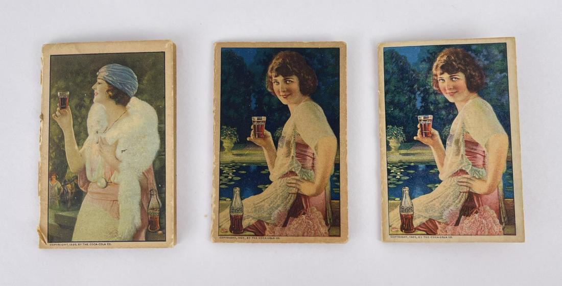 1924 1925 Coca Cola Needle Cases: Very nice grouping.