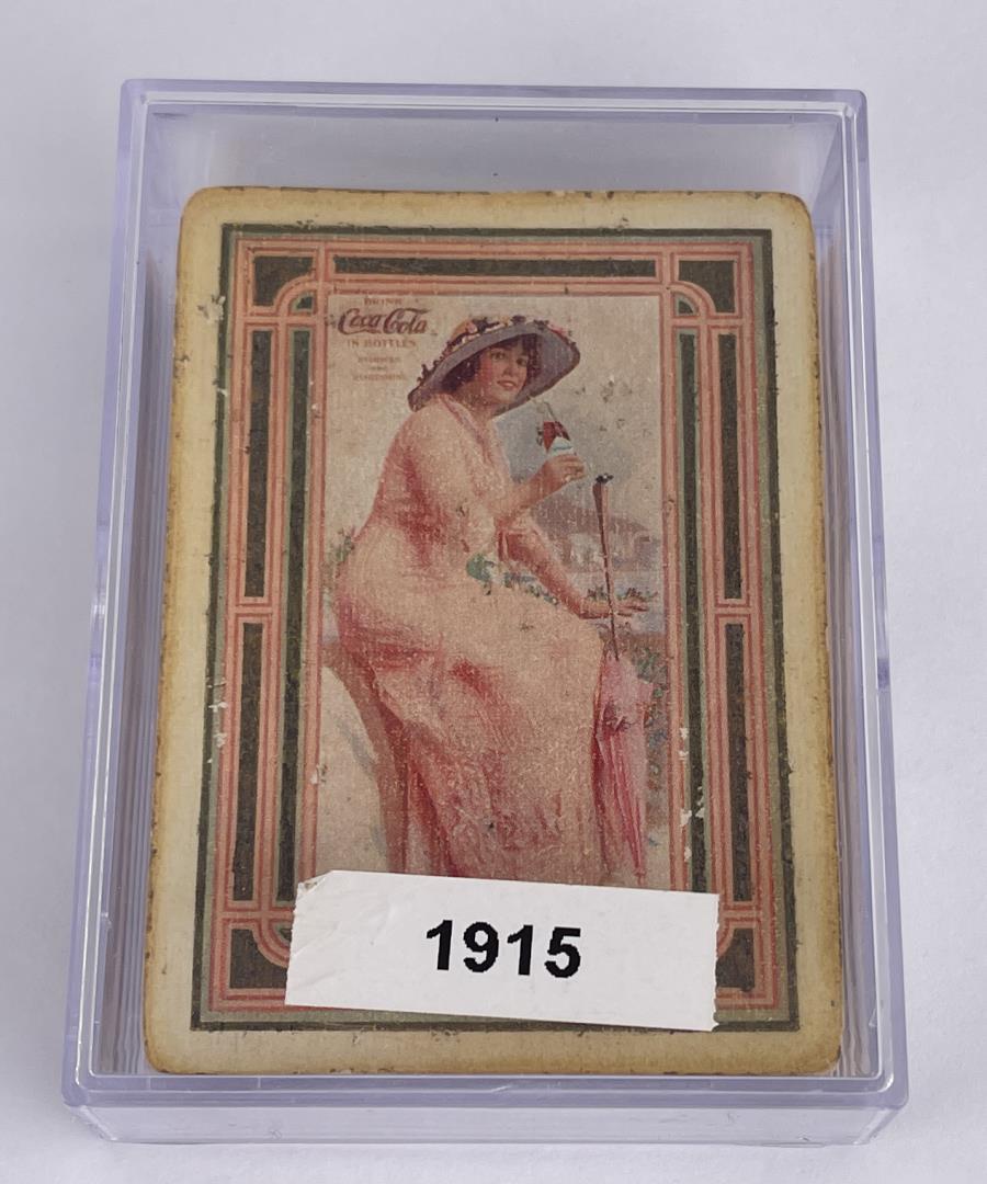 1915 Coca Cola Playing Cards: Complete deck, missing the jokers.