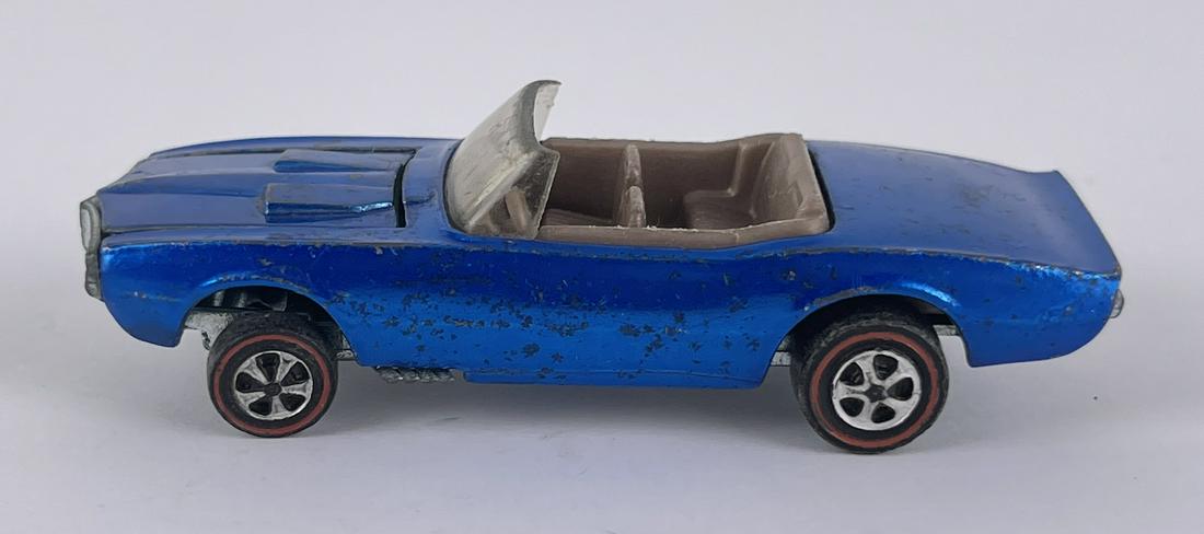 Hot Wheels Redline 1968 Custom Firebird Blue: Nice example.