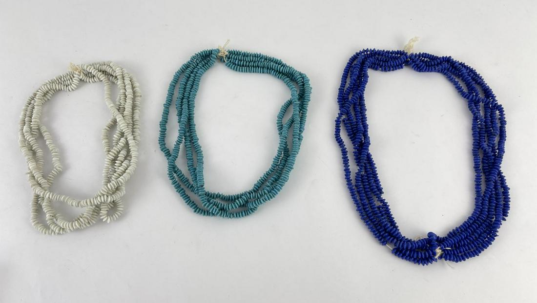 Antique Native American Trade Beads: Nice grouping. Allard Auction Collection Inv: AX