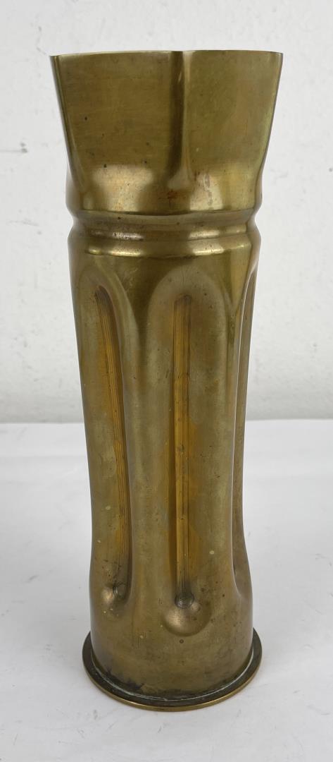 WW1 Prussian German 77mm Trench Art Shell Case: Nice shell.