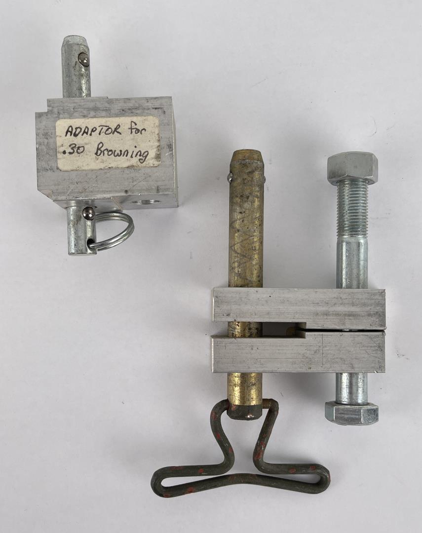 Sling Adapters for Browning Machine Gun: Custom made.