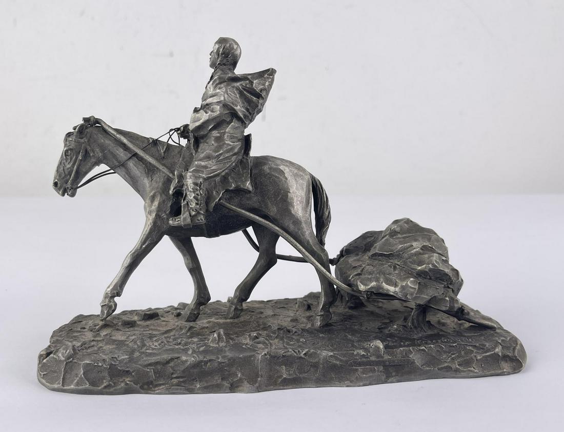 Philip Kraczkowski Pewter Indian Sculpture (1 of 11)