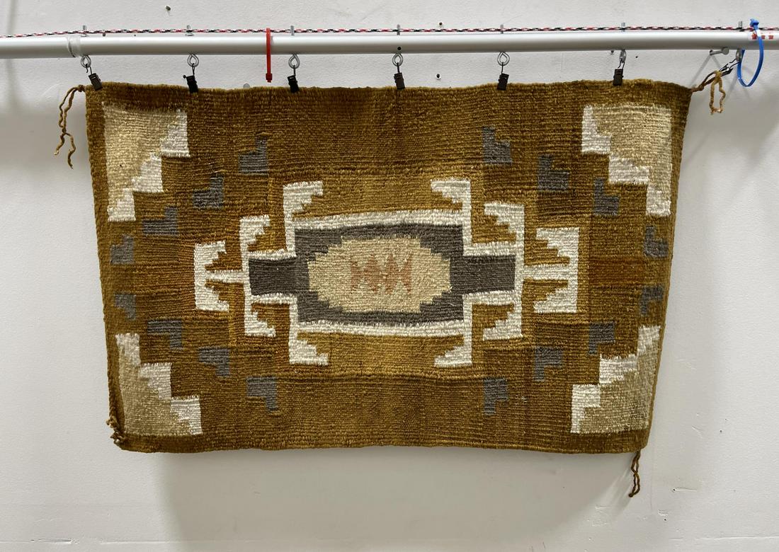 Navajo Indian Blanket Rug Two Grey Hills (1 of 6)