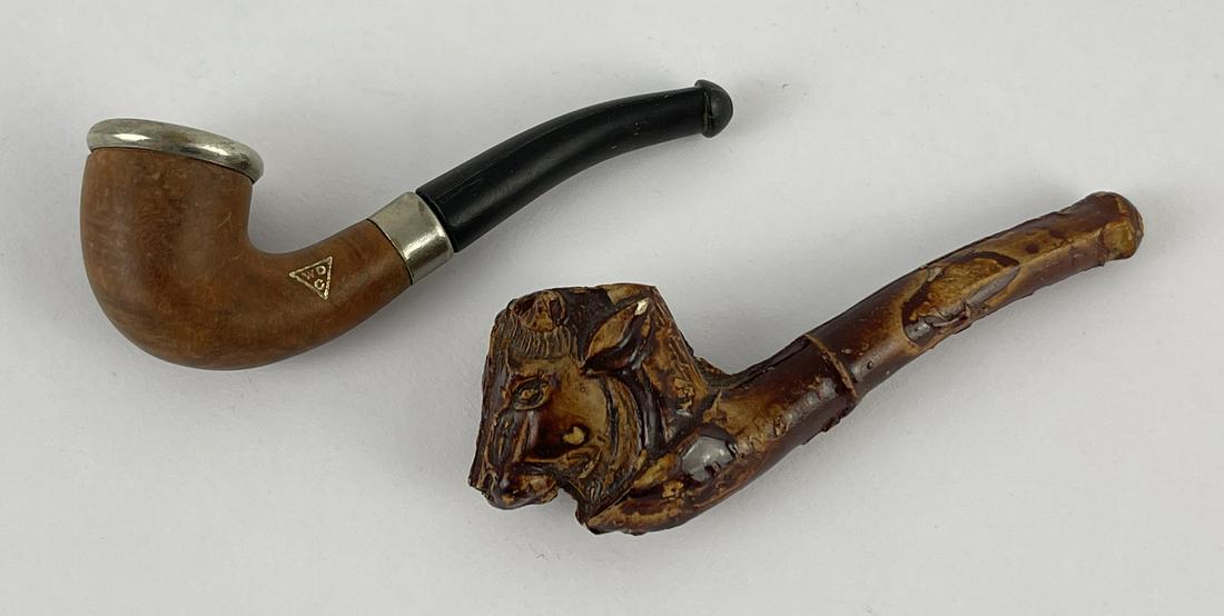 Pair of Vintage Tobacco Smoking Pipes (1 of 5)