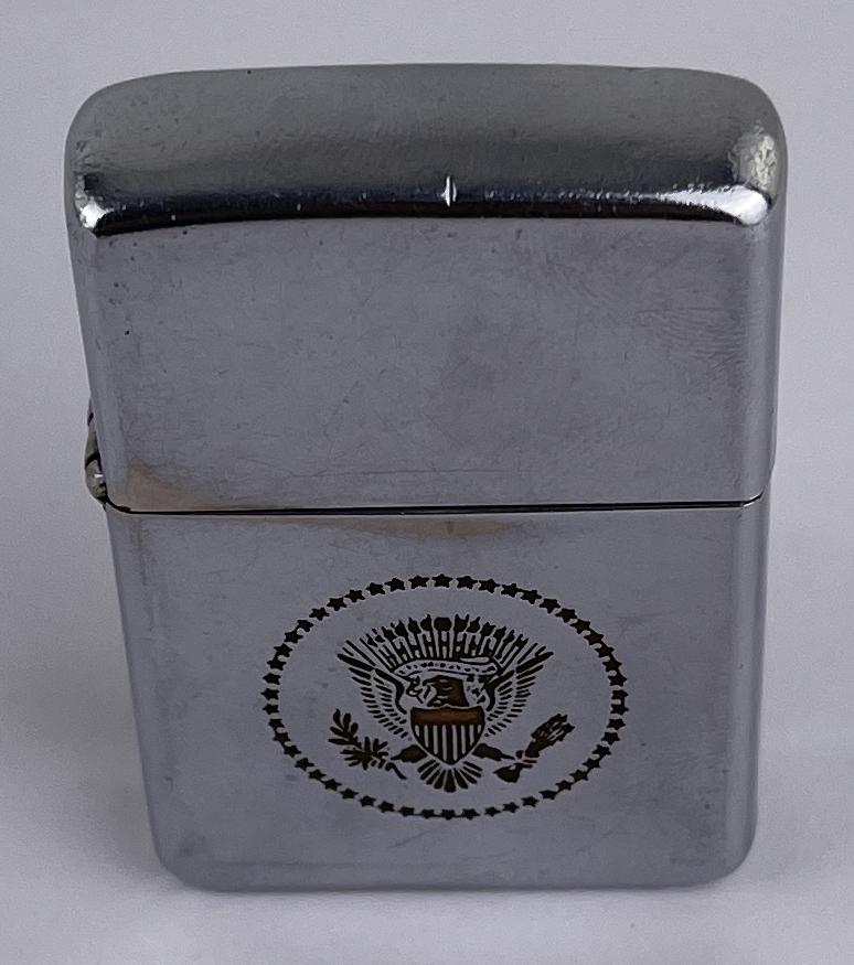 LBJ Presidential Zippo Lighter Lyndon Johnson: Very nice old lighter, some wear as shown. Quite scarce.
