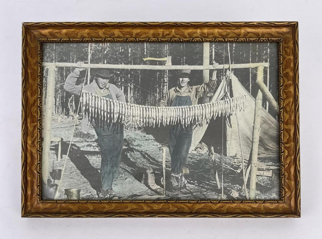 Montana Trout Fishing Trophy Photo: 8 1/4" by 11 3/4" framed.