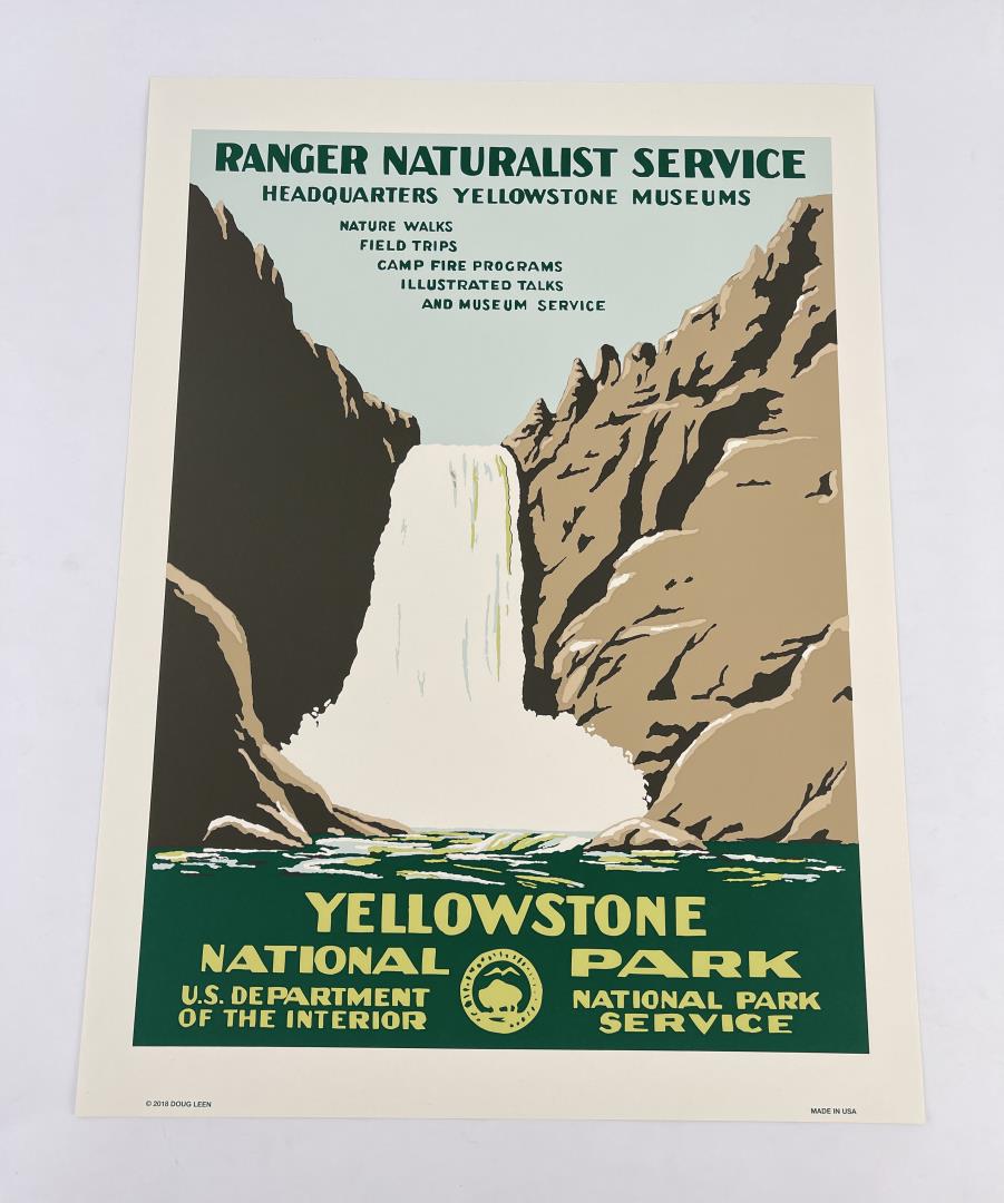 Yellowstone National Park Naturalist Poster (1 of 6)