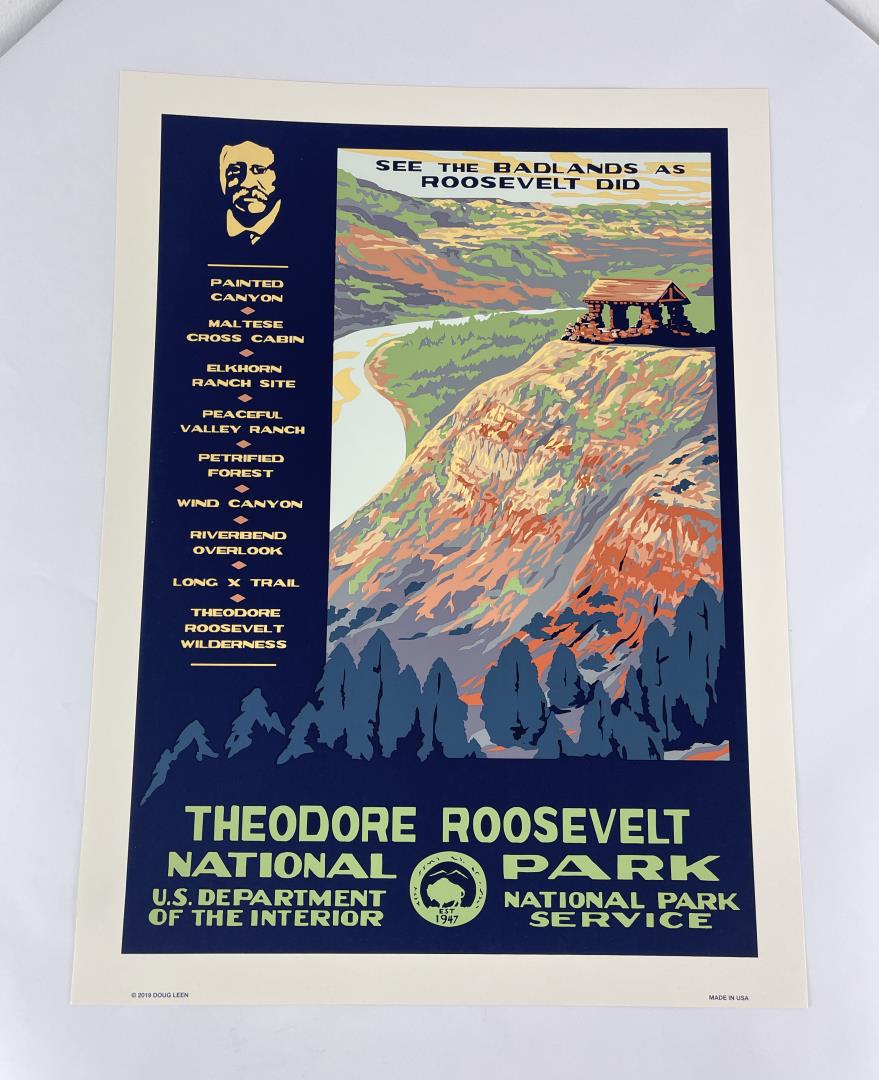 Theodore Roosevelt National Park Naturalist Poster (1 of 6)