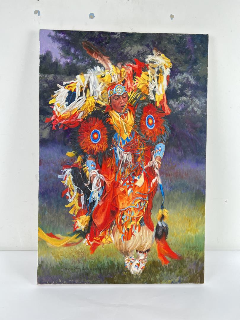 Charlen Satrom Satrom Native American Painting (1 of 8)