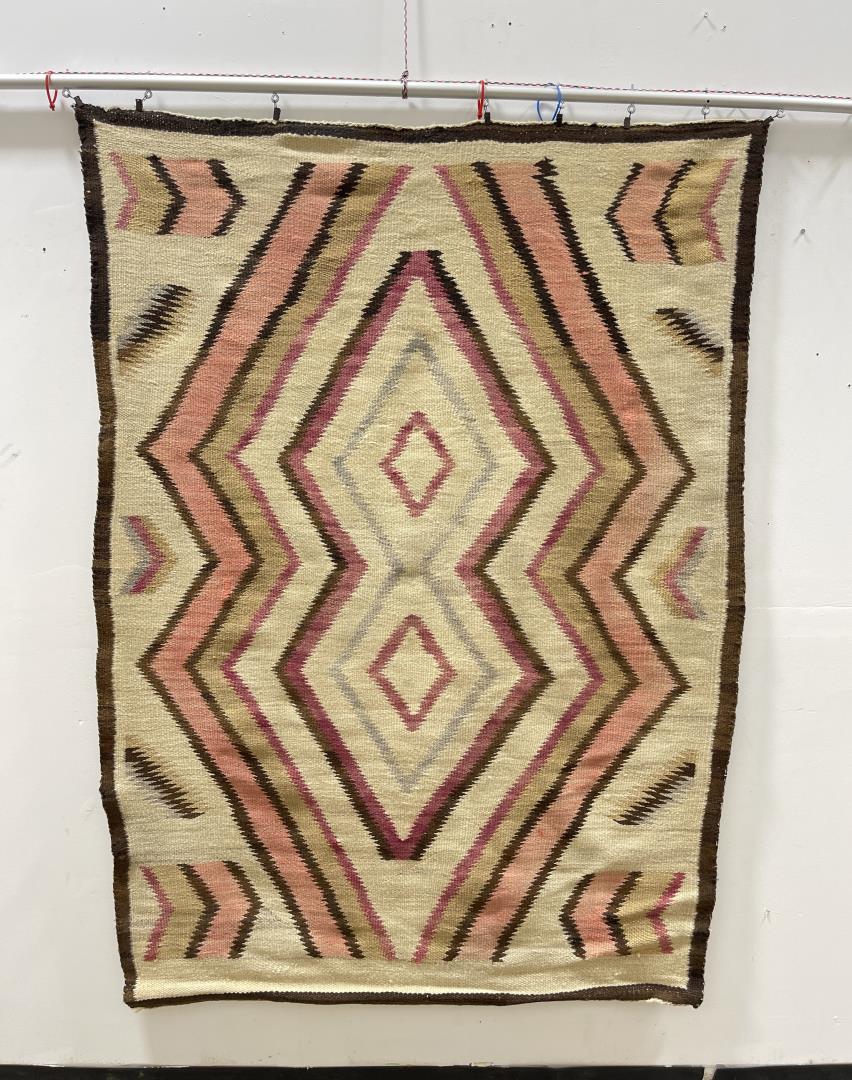 Transitional Navajo Indian Ganado Dazzler Rug (1 of 9)