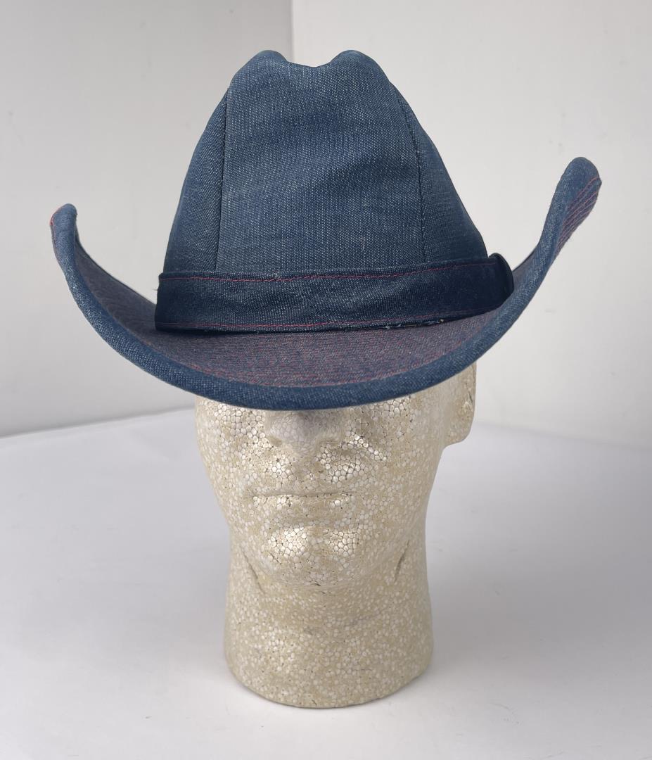 Vintage Bailey Denim Jean Cowboy Hat (1 of 9)