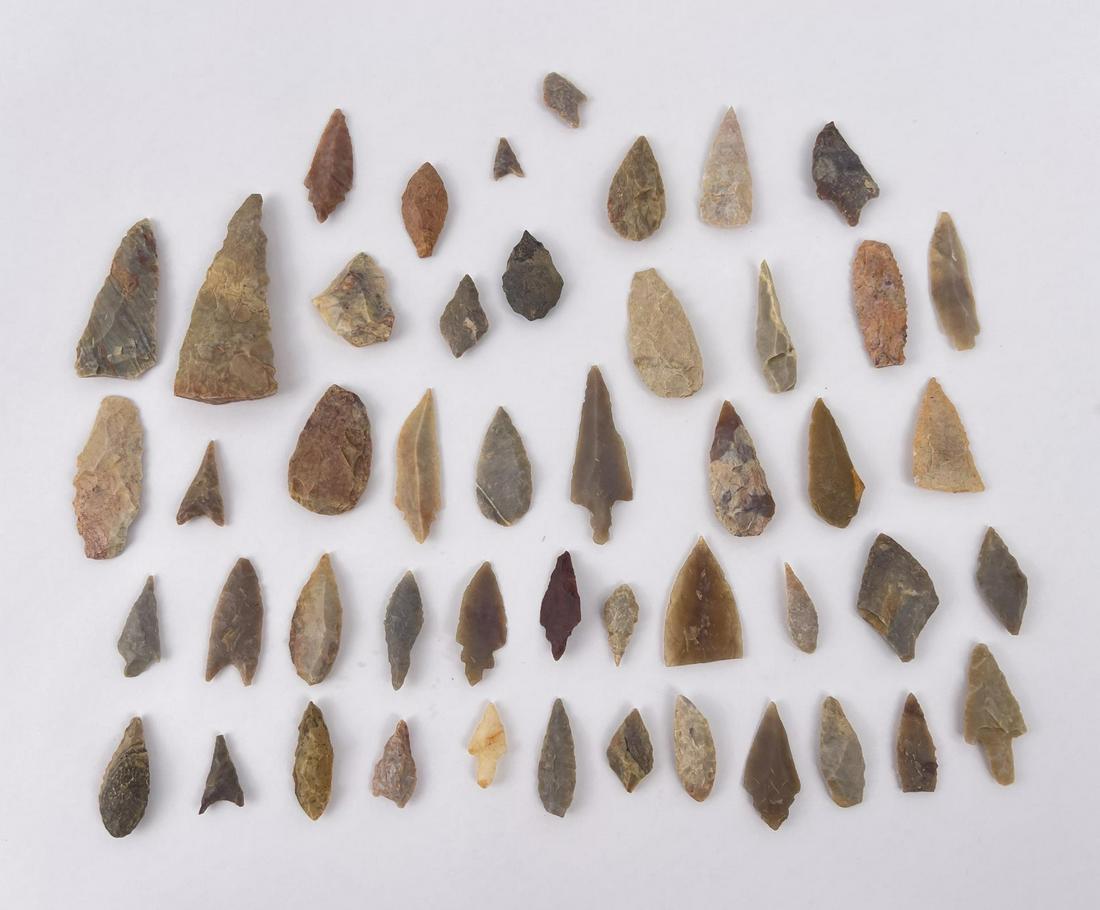 Collection of Ancient Indian Arrowhead Points #1 (1 of 9)