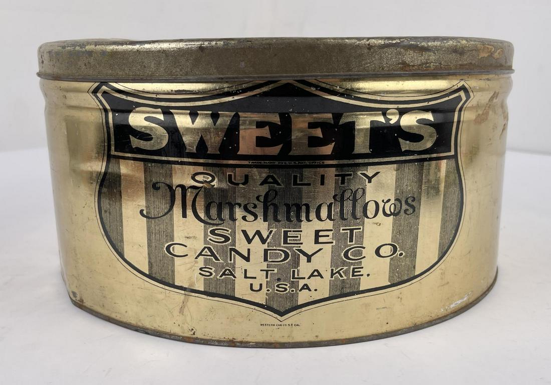 Sweet's Candy Company Utah Marshmallow Tin: Nice tin.