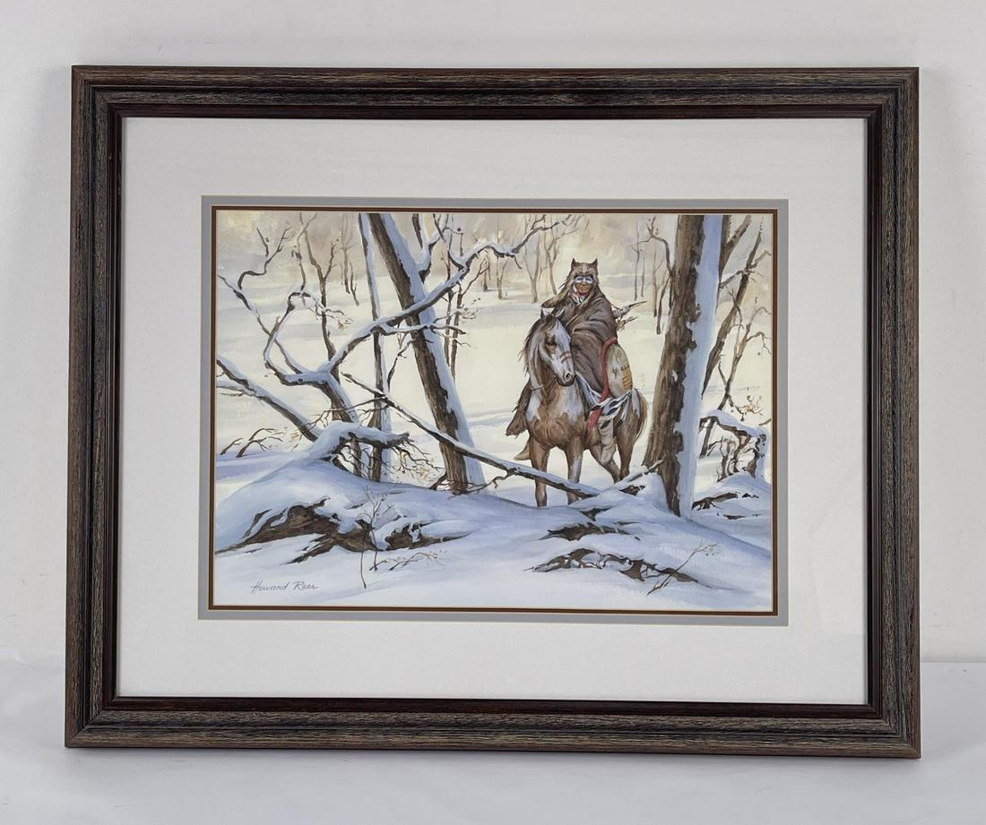 Howard Rees Indian Watercolor Painting (1 of 5)