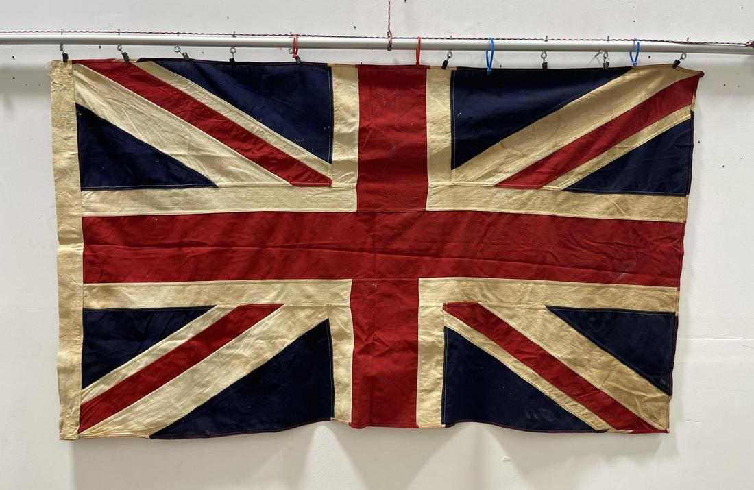 Antique British Union Jack Naval Flag (1 of 10)