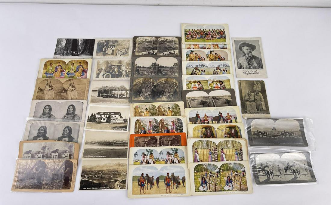 Collection of Stereoview and Postcards (1 of 9)